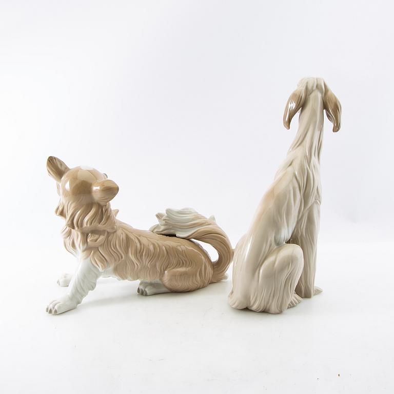 Figuriner 2 st Lladro Spanien porslin.