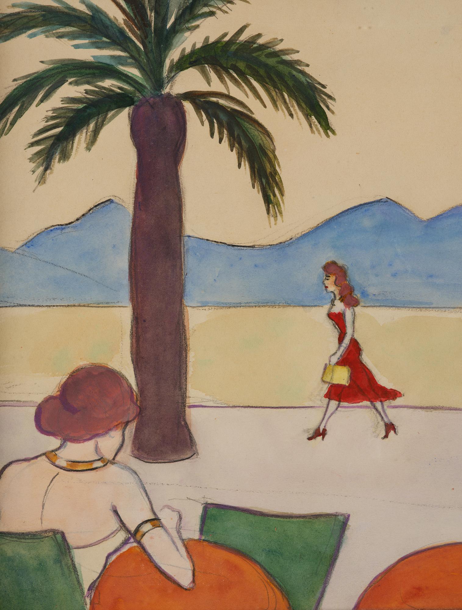 Einar Jolin, By the promenade.