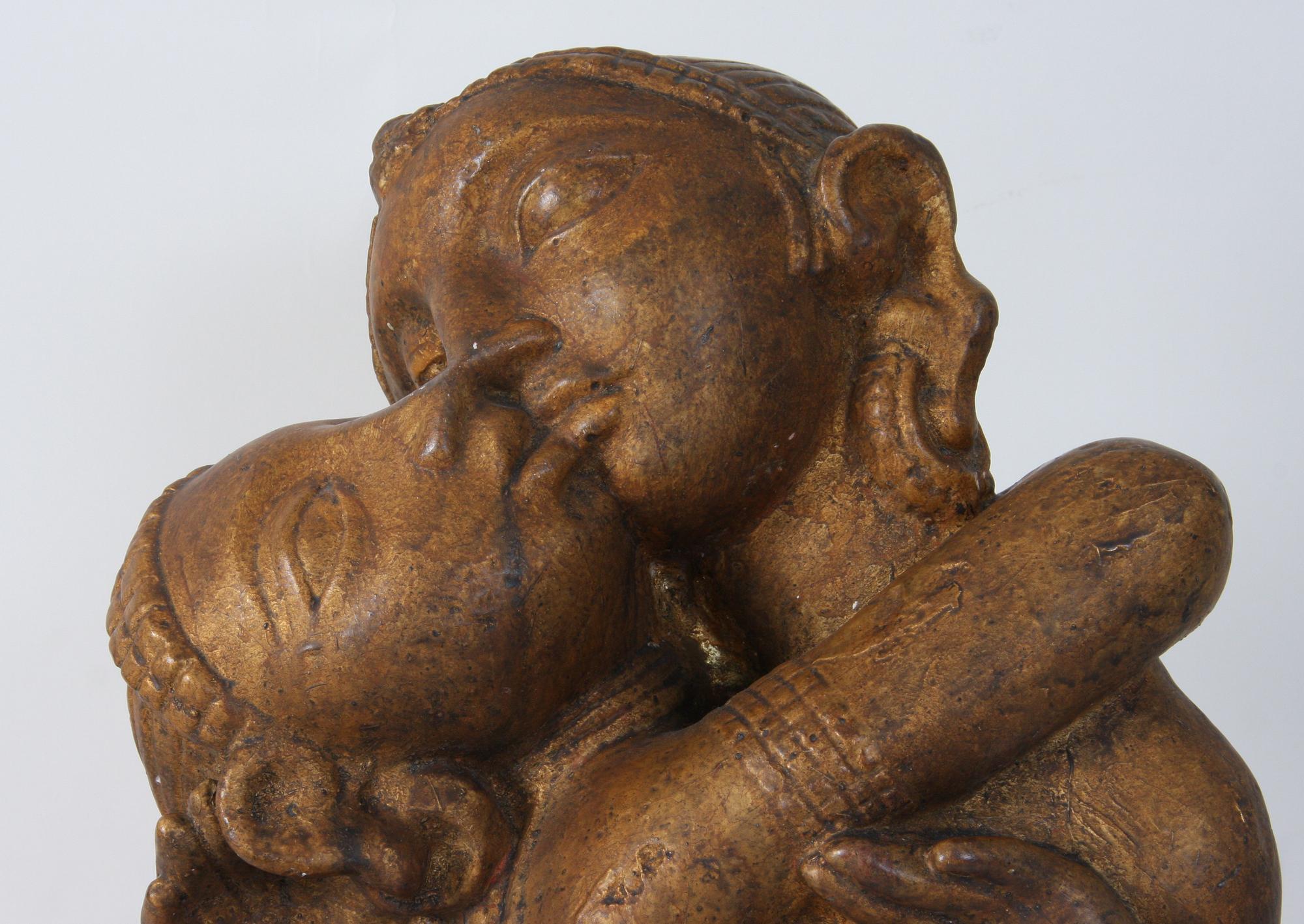 FIGURIN, gjutmassa, orientalisk.