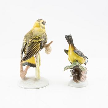 Figurines 5 pcs Rosenthal Germany mid-20th century porcelain.