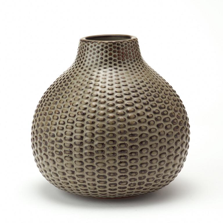AXEL SALTO, vas av stengods, Royal Copenhagen, Danmark 1954.