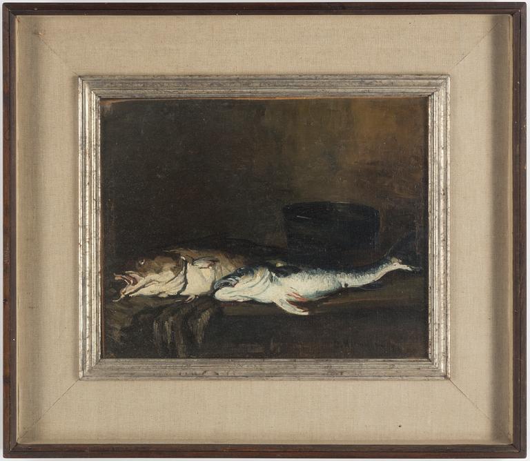 OLOF HERMELIN, oilm on canvas/panel, signed and dated -81.