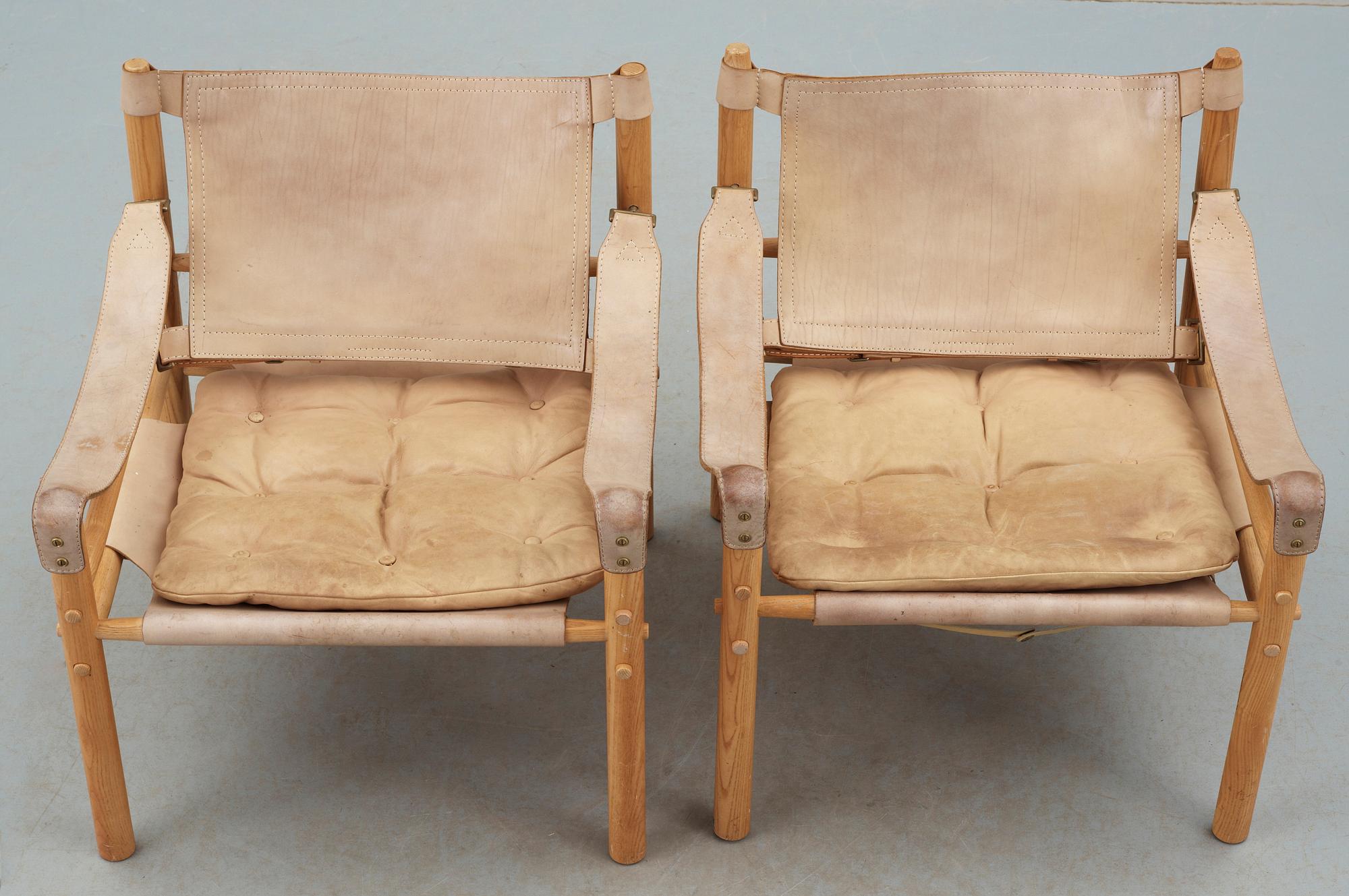 FÅTÖLJER, ett par, "Sirocco", Arne Norell, Norell Möbler AB, 1970-tal.