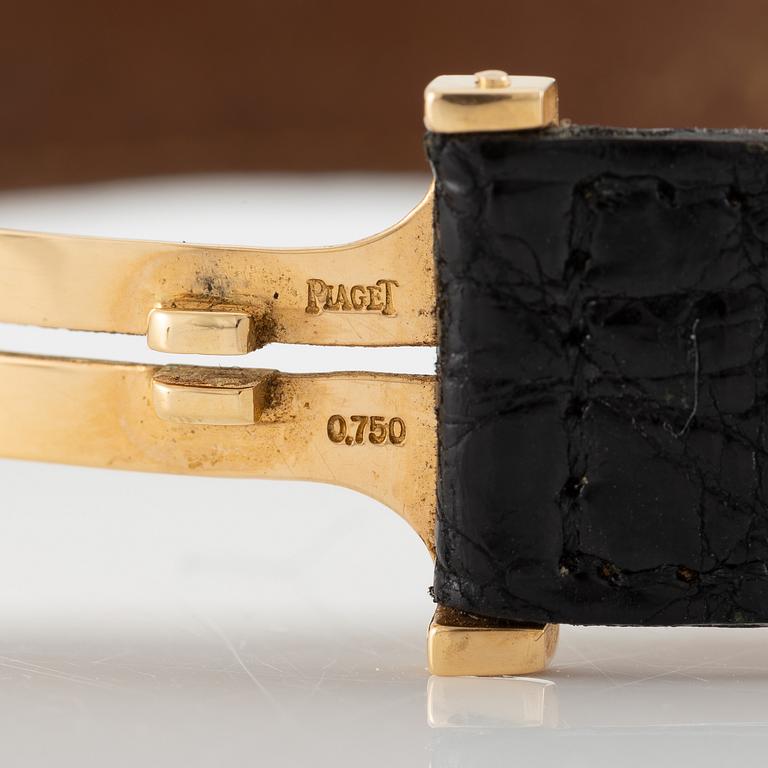 Piaget, "Tank", wristwatch, 23 x 29.5 mm.