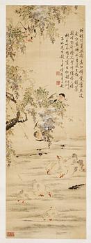 BILDRULLAR, 2 st,  Kina, 1900-tal.