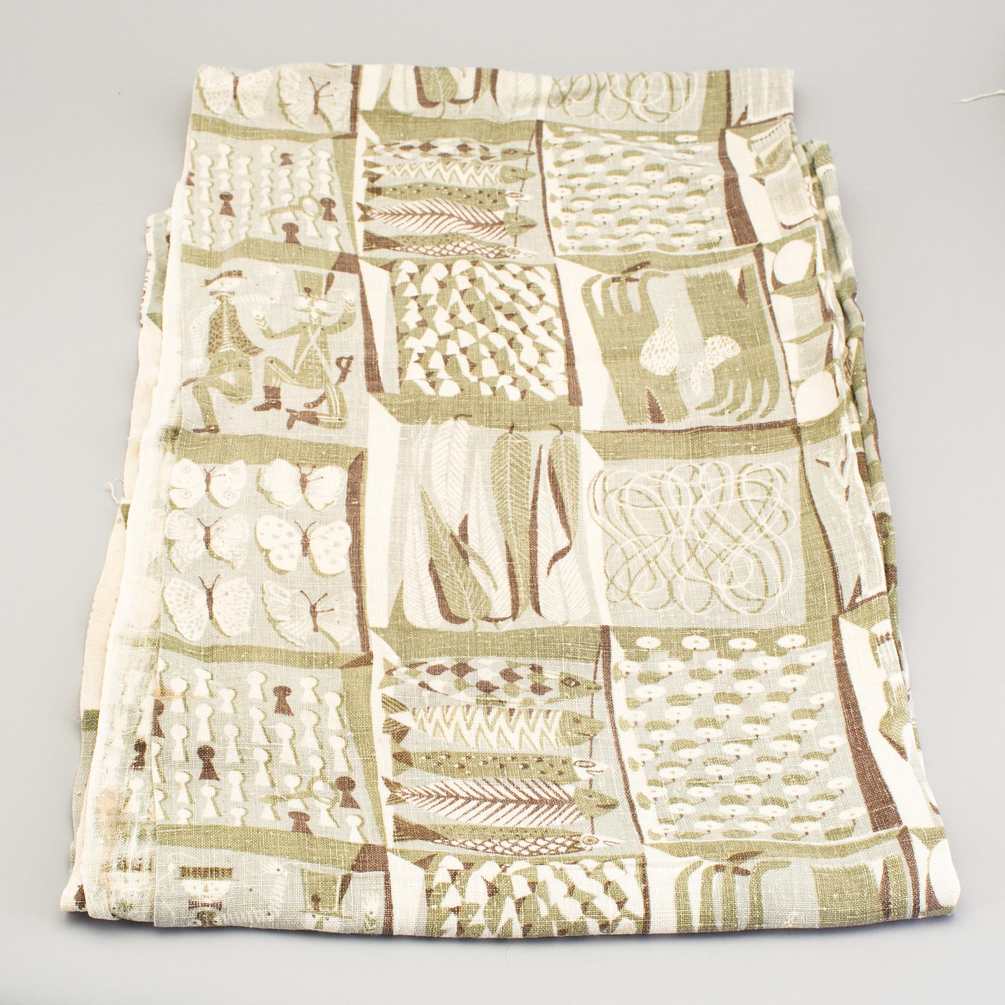 STIG LINDBERG, textile "Sortiment", Ljungbergs textil, 1940/50s.