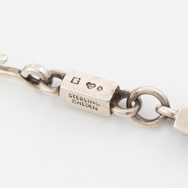 Wiwen Nilsson, necklace, silver, rod links.