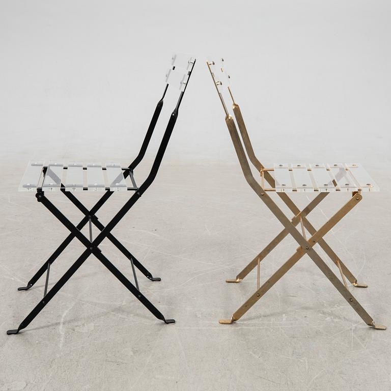 Yonel Lebovici, chairs, 4 pcs, "Les Invisibles".
