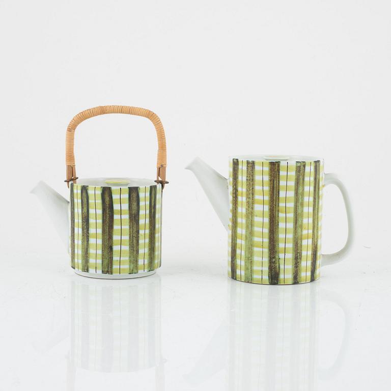 Stig Lindberg, tekanna och kaffekanna, Gustavsberg Studio.