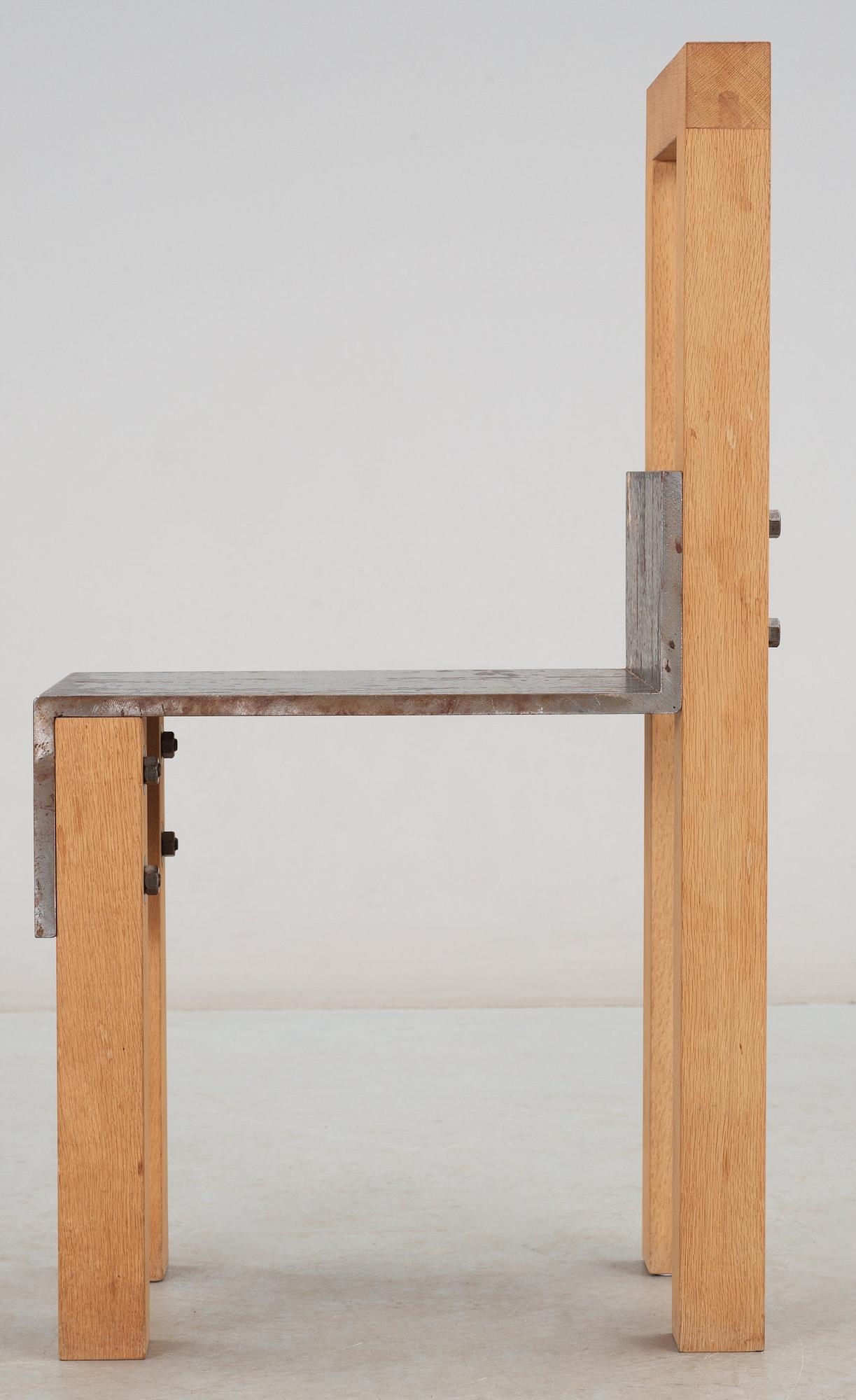 JONAS BOHLIN, stol, "Sto", Stockholm 1990.