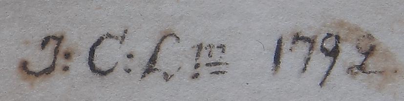 JONAS CARL LINNERHIELM, tusch och akvarell, sign o dat 1792.