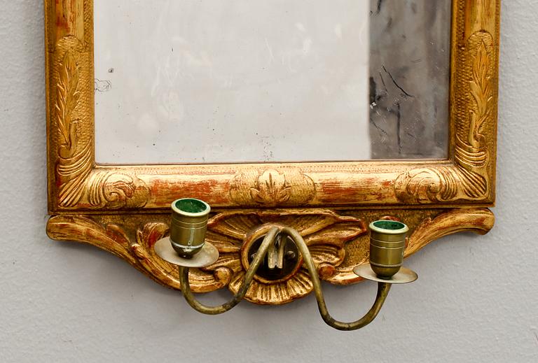 SPEGELLAMPETT, Rokoko/Rokoko-stil, 1700/1800-tal.