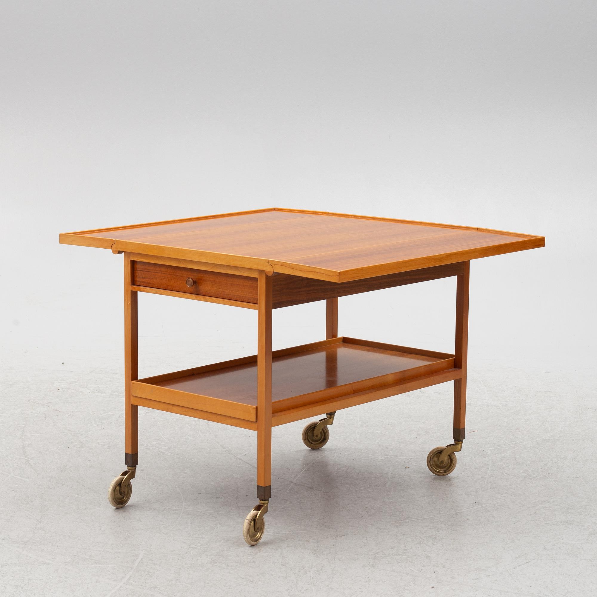Josef Frank, serving cart, model "756", Svenskt Tenn, second half of the 20th Century.