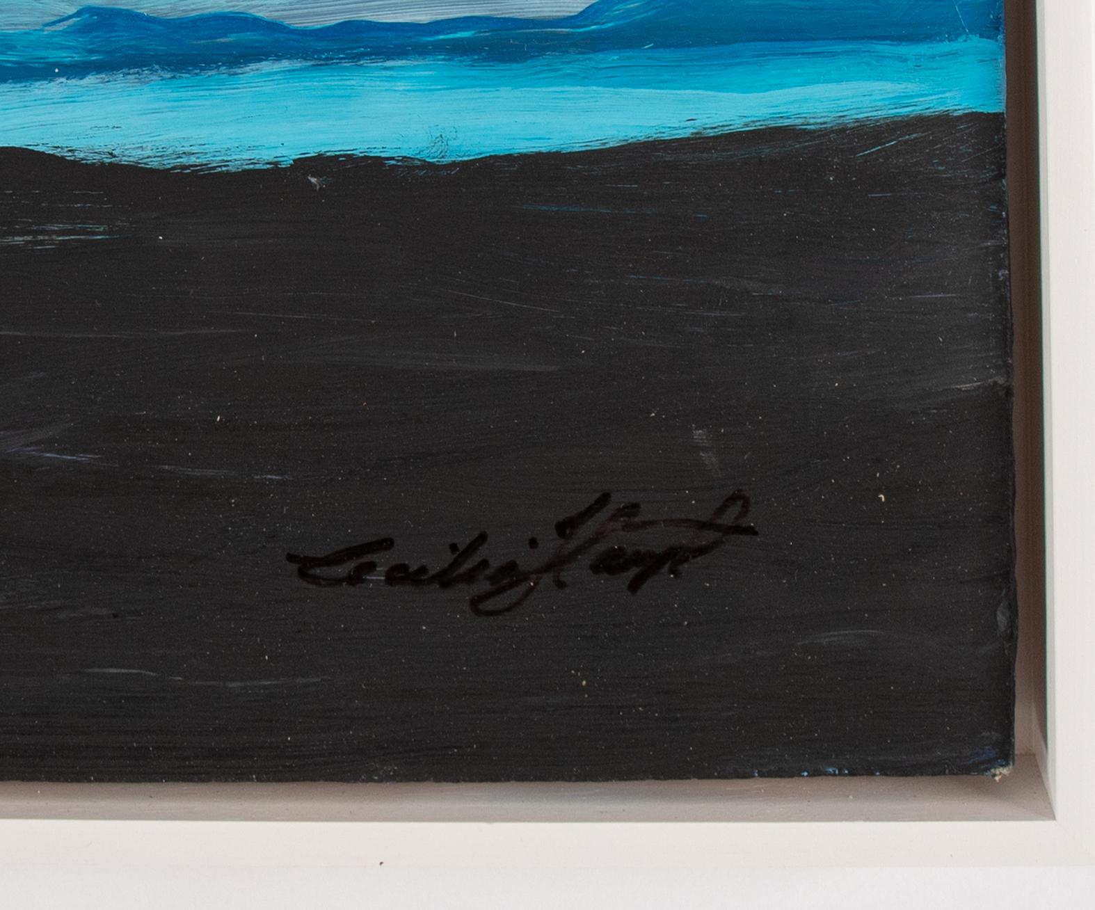 Cecilia Haupt, oil on board, signed.