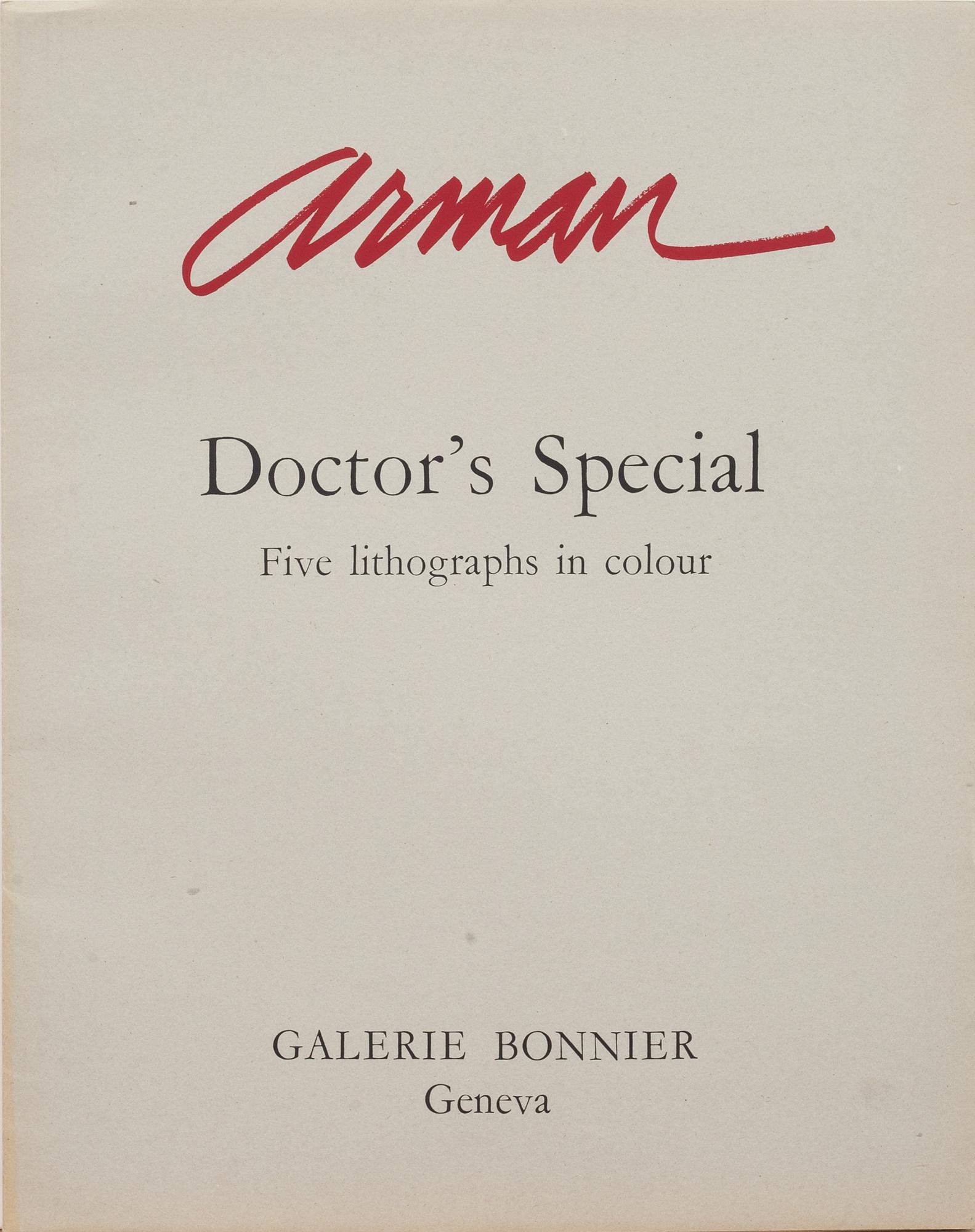 FERNANDEZ ARMAN, mapp med 5 färglitografier, signerade och numrerade 235/250.