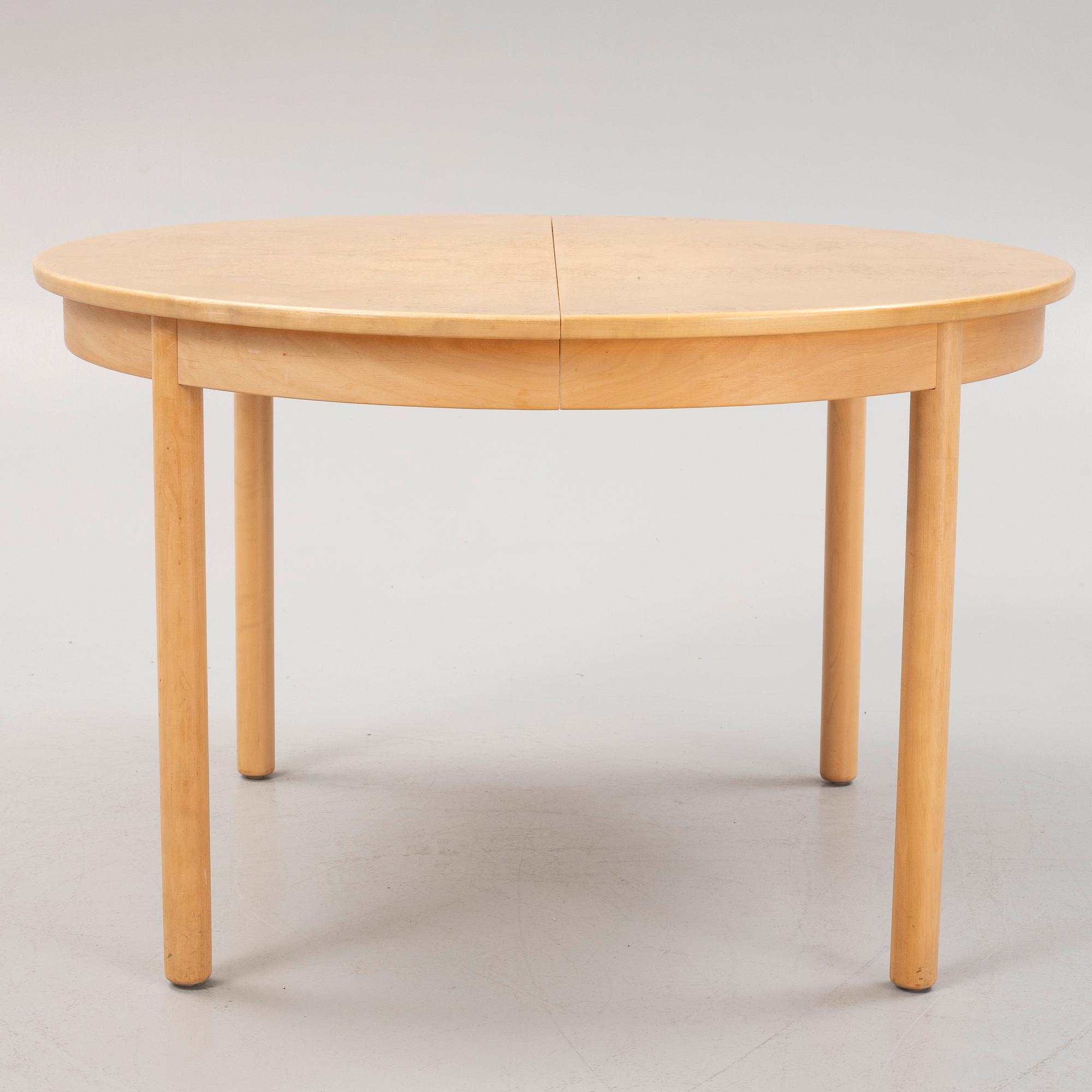 Dining table, Blidners, Gothenburg, second half of the 20th century.