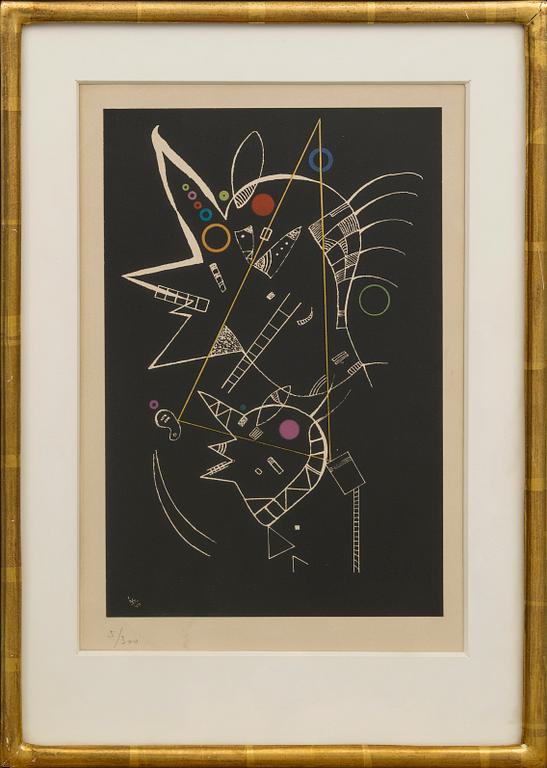 WASSILY KANDINSKY, signed and dated in print, numbered 5/300,