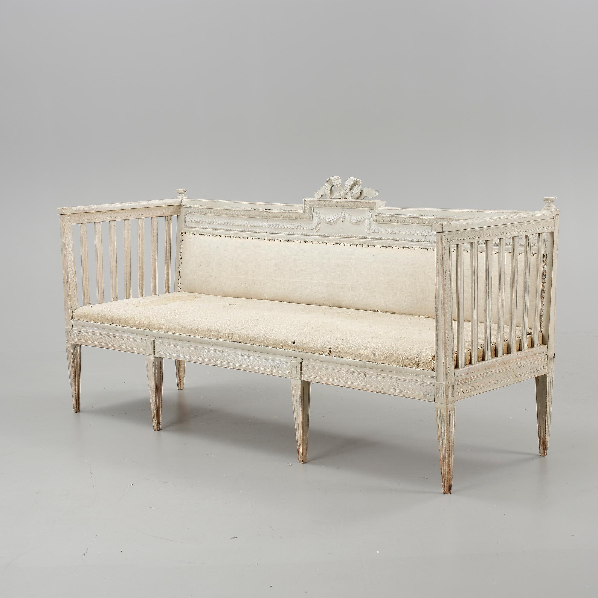 SOFFA, gustaviansk, 1800-talets början.