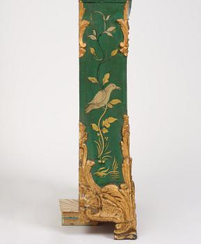 A rococo longcase clock by P. Ernst (watchmaker in Stockholm 1753-84).