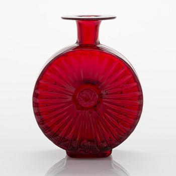 HELENA TYNELL, A 'Sun-Bottle' glass vase, Riihimäen Lasi, Finland. Designed in 1964.