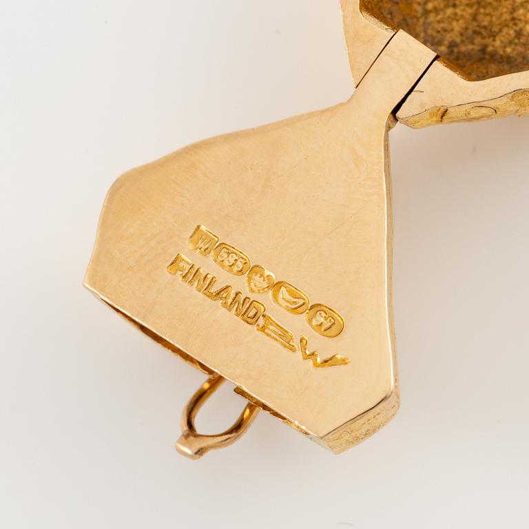 Björn Weckström, a bracelet 14K gold "Lapplands stenar" for Lapponia, Finland 1971.