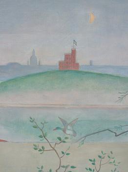 Einar Jolin, View over Kastellholmen, Stockholm.