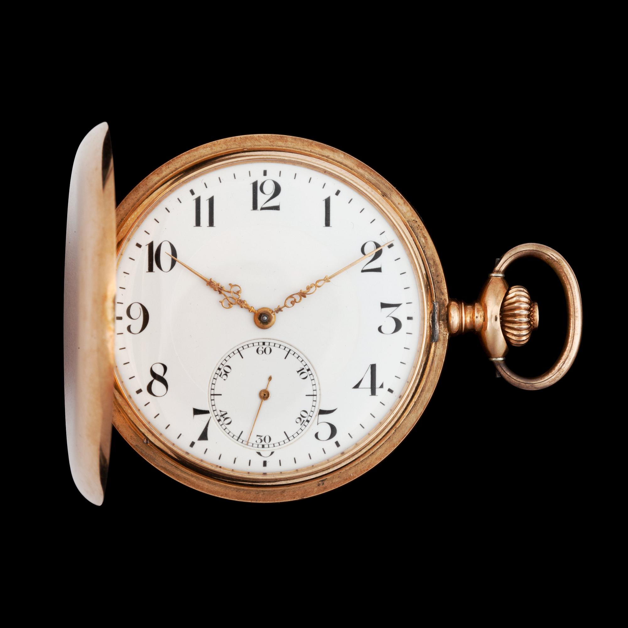Zenith. Guld 14k. Ø 50 mm.