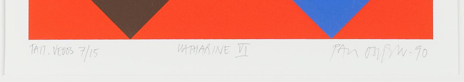 PAUL OSIPOW, serigrafi, signerad, daterad -90 och numrerad Tait. vedos 7/15.