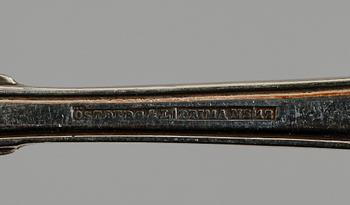 FISKBESTICK, 33 delar, nysilver, olika modeller, tidigt 1900-tal.