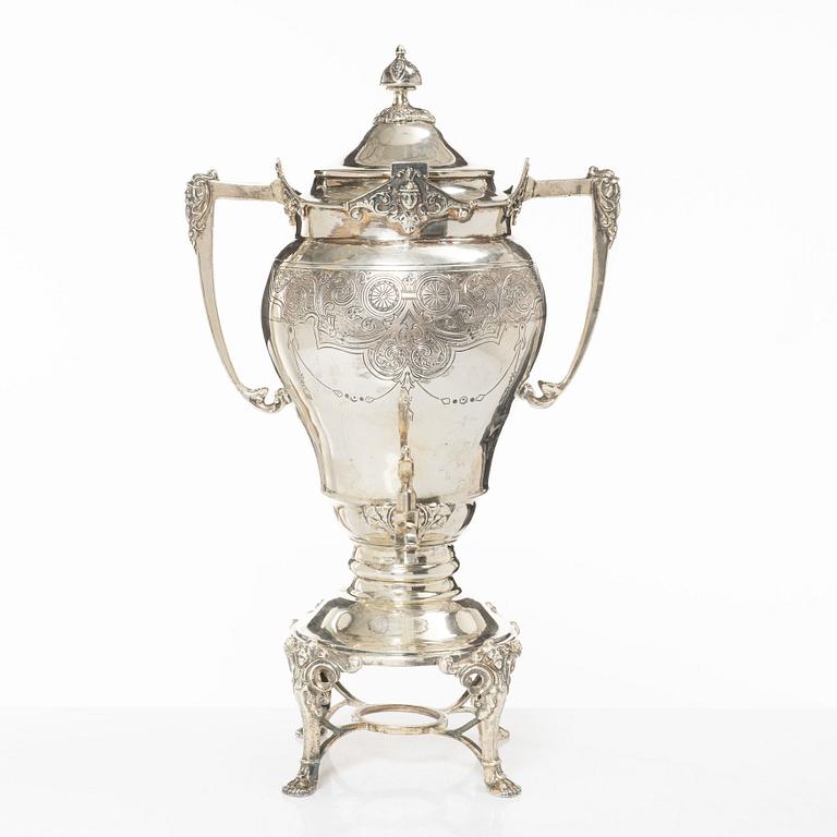 Tekök, silver, rokokostil, 1900-tal.