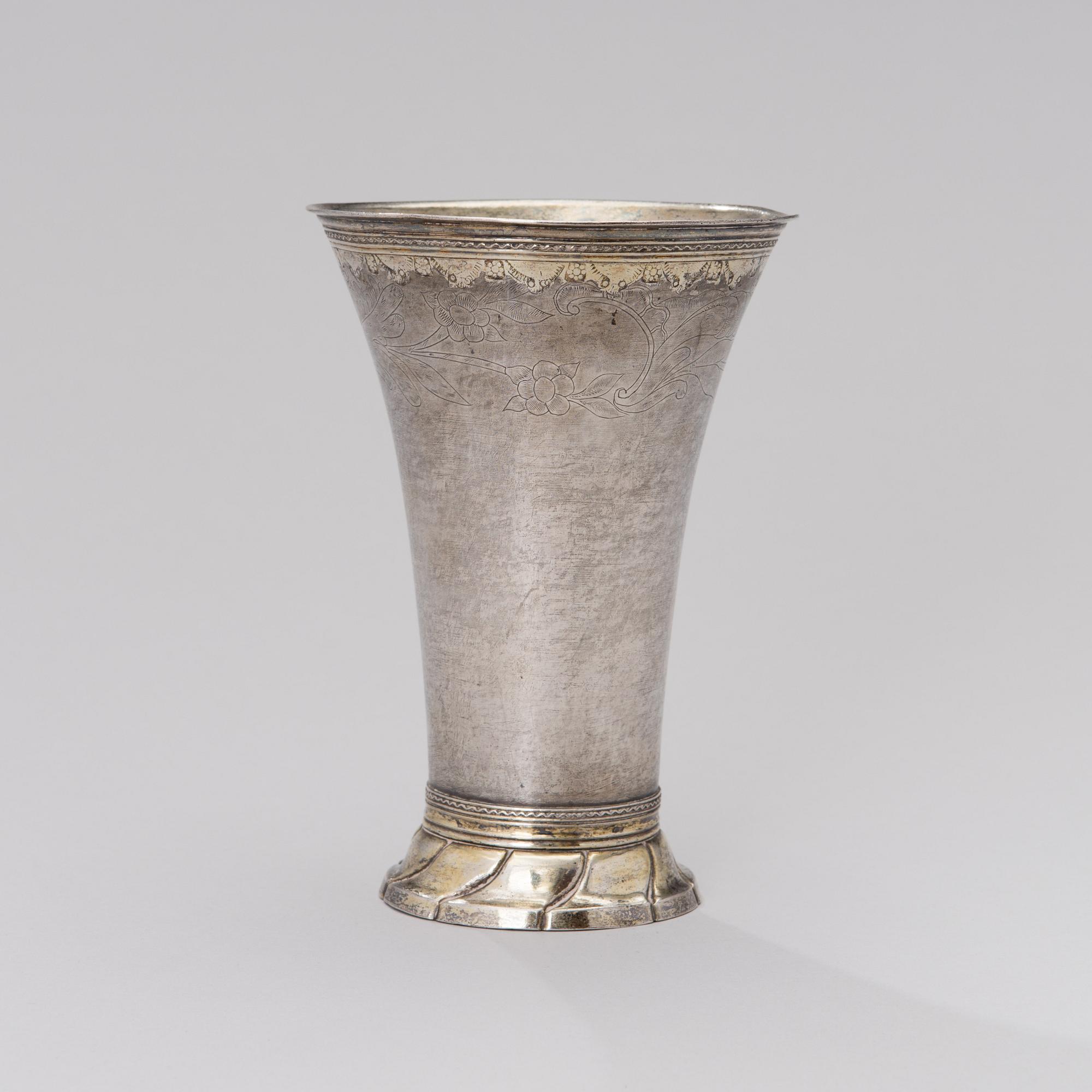 A FINNISH SILVER BEAKER, Abraham Steen, Jakobstad 1790.