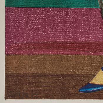 FRIEDRICH SCHRÖDER-SONNENSTERN, färglitografi, signerad och numrerad 267/275. Daterad 1965.