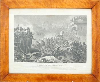 GRAVYRER, 3 st, Frankrike, 1800-tal.