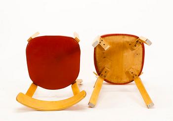 STOLAR, 4 st, modell 69, Alvar Aalto, Artek, 1940-tal.