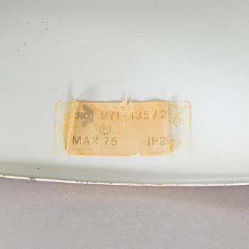 Yki Nummi, kattovalaisimia, 2 kpl, malli 971-135 /25 Stockmann Orno 1970-luku.