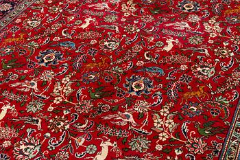 Carpet, Tabriz, approx. 350 x 245 cm.
