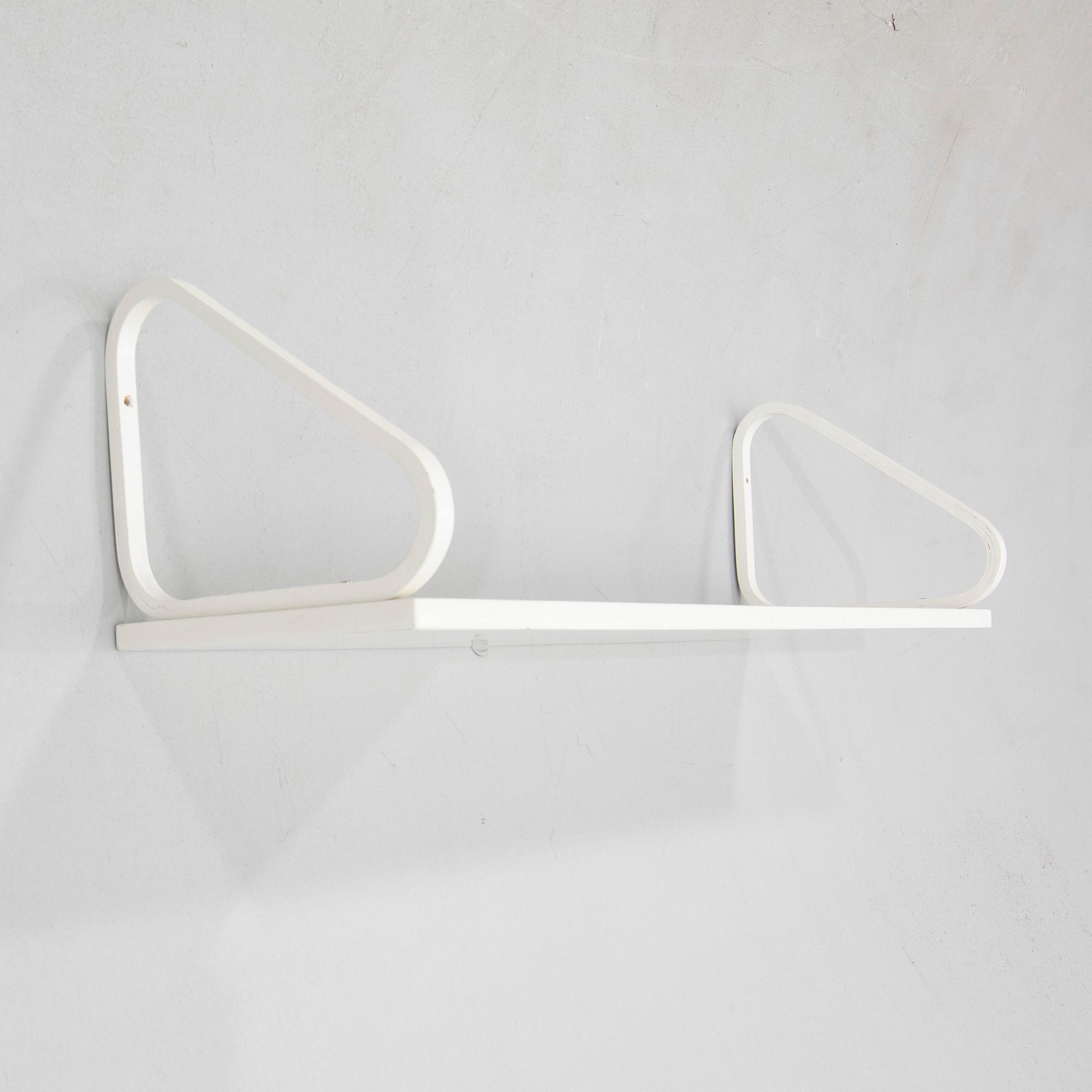 Alvar Aalto, Wall shelf, model 112B, Artek, second half of the 20th century.