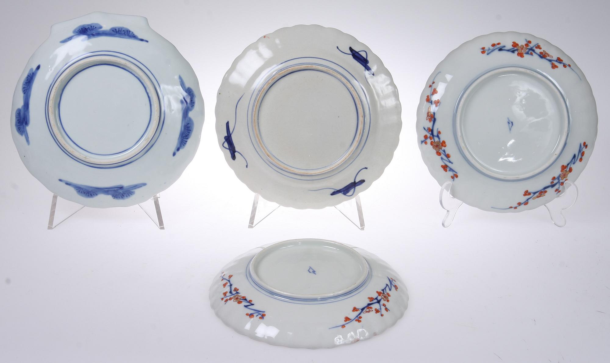 PARTI PORSLIN, 7 delar, Japan, 1800/1900-tal.