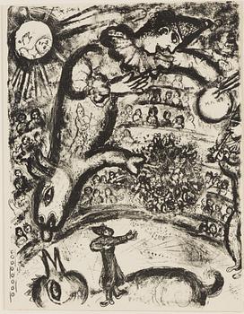 Marc Chagall, lithograph, 1967.