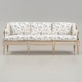 A Gustavian late 18th century sofa.