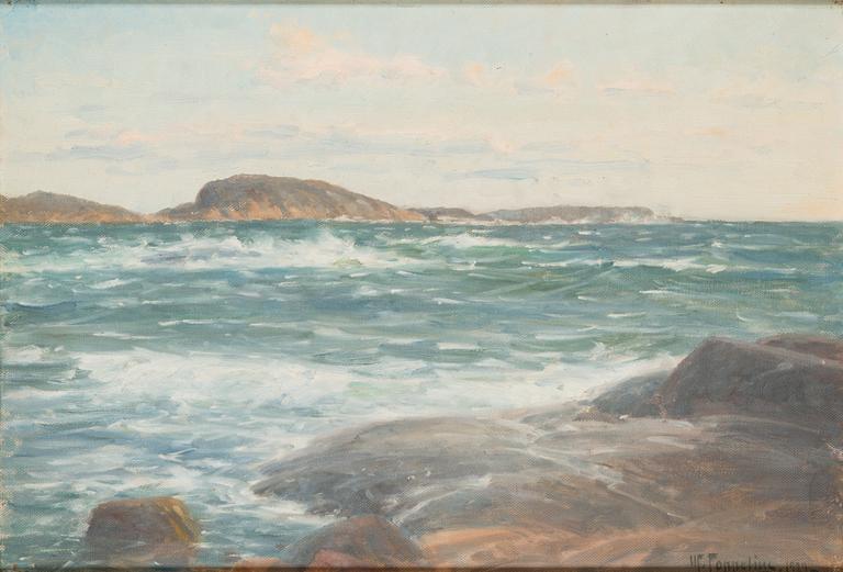 Woldemar Toppelius, oil on canvas, signed and dated 1929.