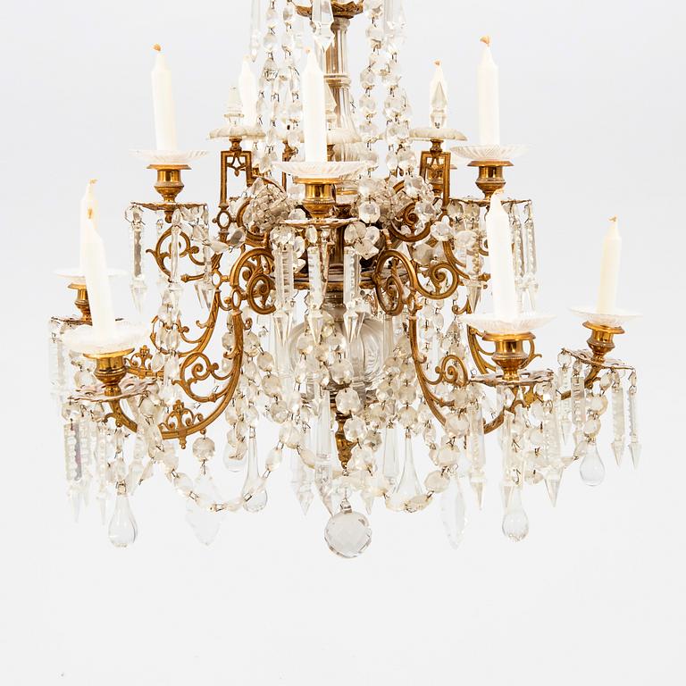 Ljuskrona Oskariansk omkring år 1900.