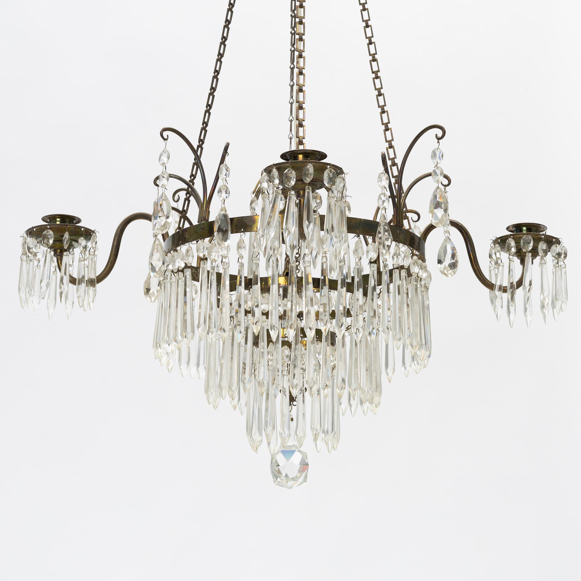 Ljuskrona, 1900-talets första hälft.