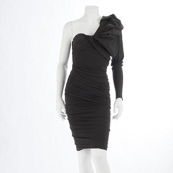 DRESS, Lanvin, a grey one shoulder dress.