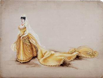 MODEPLANSCHER, 14 st, bla Ernest Leduc, 21 rue des Acacias, Montmartre, Paris 1800-talets andra hälft.