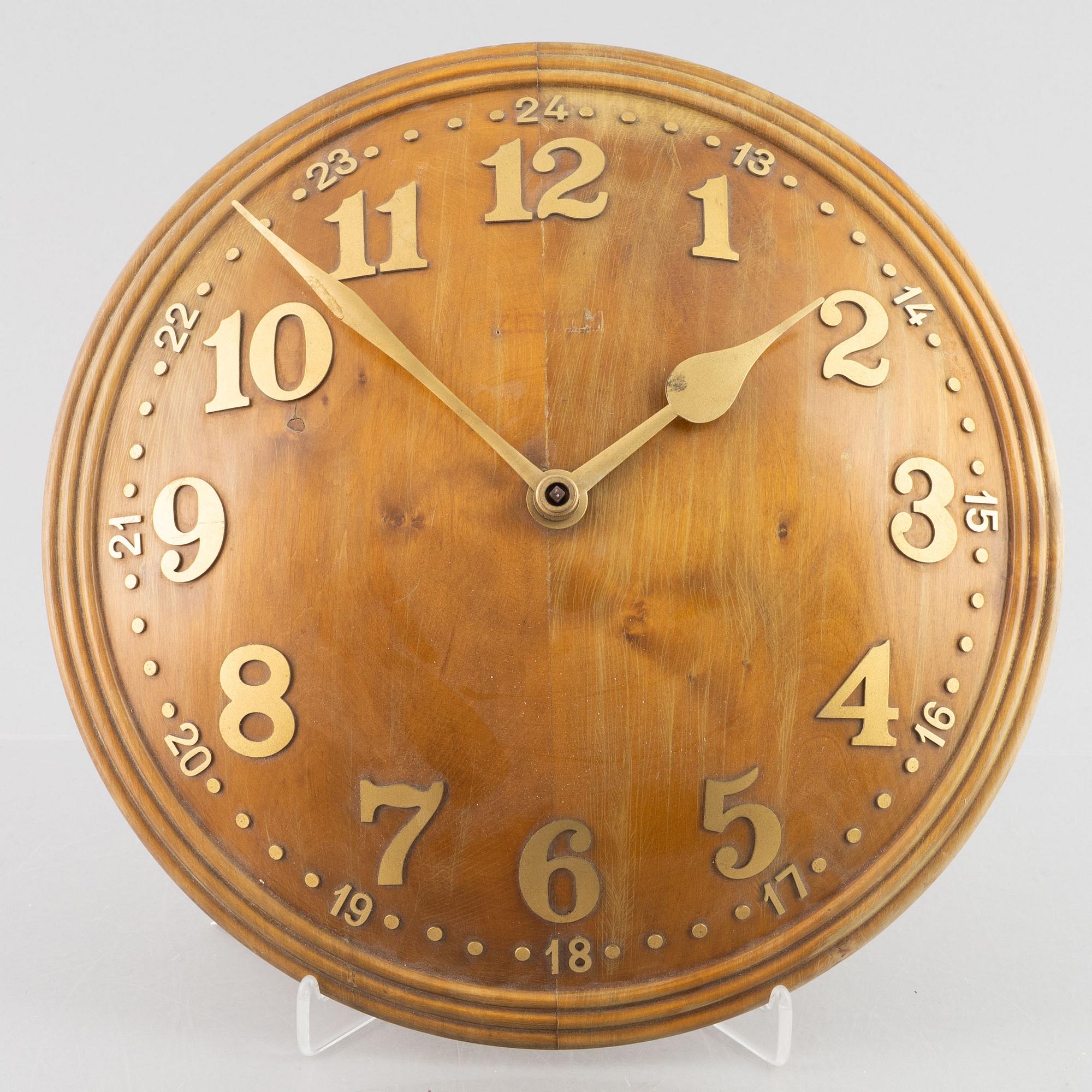 Väggur, Zenith, 18-dagarsverk, 1900-talets mitt.