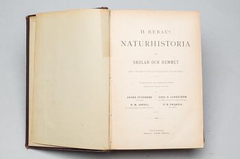 BOK, H.Rebau:s Naturhistoria för skolan och hemmet..."Stockholm, Central-Tryckeriet, på Oscar L. Lamms förlag.1879.