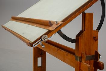 RITBORD/ARKITEKTBORD, furu, omkring 1900-talets andra kvartal.