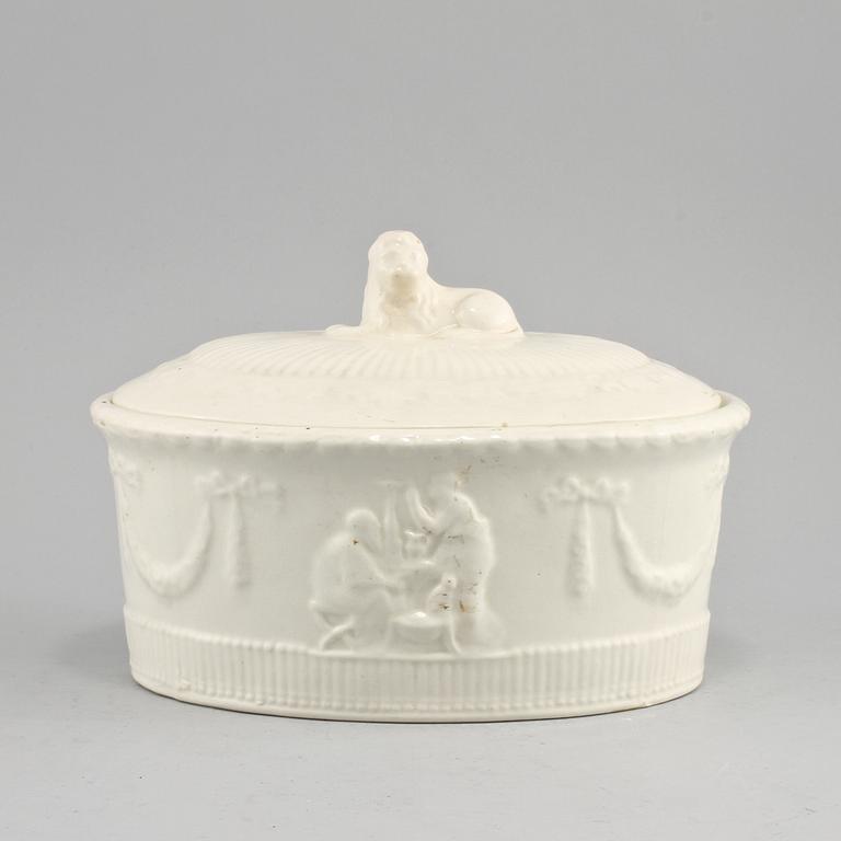 PASTEJTERRIN, flintgods, Höganäs, omkring 1900.