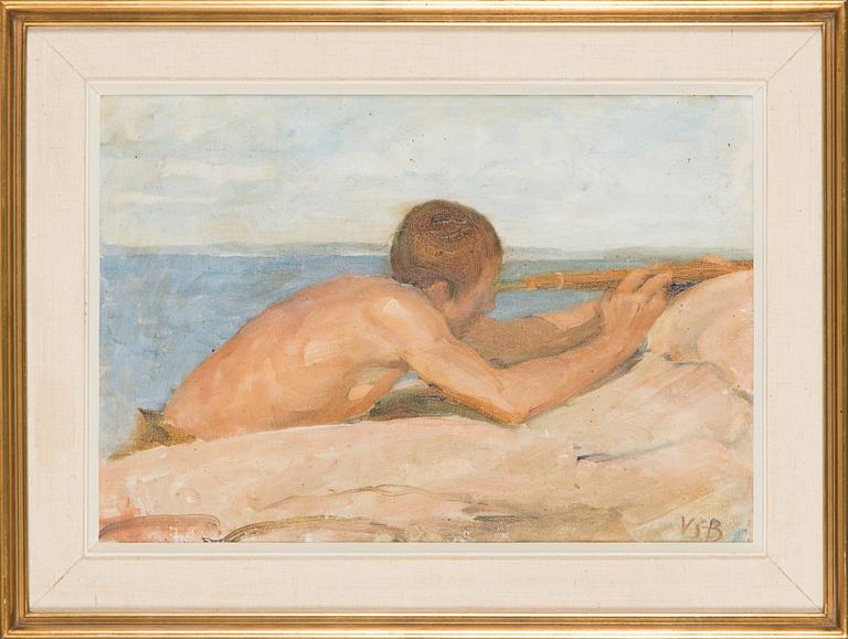 Venny Soldan-Brofeldt, Boy on lookout.